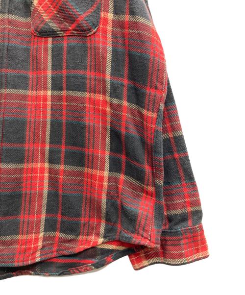 big mac（ビッグマック）BIG MAC (ビッグマック) 80’Sチェックネルシャツ レッド サイズ:Lの古着・服飾アイテム