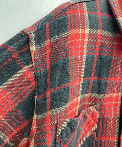 big mac（ビッグマック）BIG MAC (ビッグマック) 80’Sチェックネルシャツ レッド サイズ:Lの古着・服飾アイテム