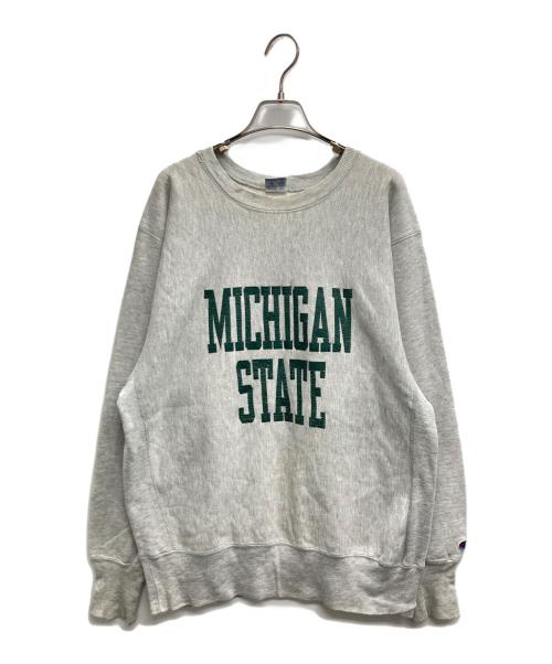 Champion REVERSE WEAVE（チャンピオン リバース ウィーブ）Champion REVERSE WEAVE (チャンピオン リバース ウィーブ) 90’Sリバースウィーブスウェット グレー サイズ:Lの古着・服飾アイテム