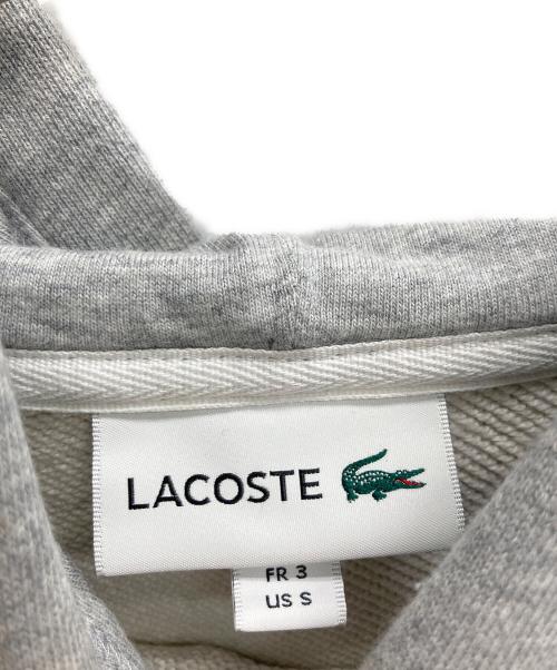 LACOSTE（ラコステ）LACOSTE (ラコステ) ニューアイコンスウェットパーカ グレー サイズ:Sの古着・服飾アイテム