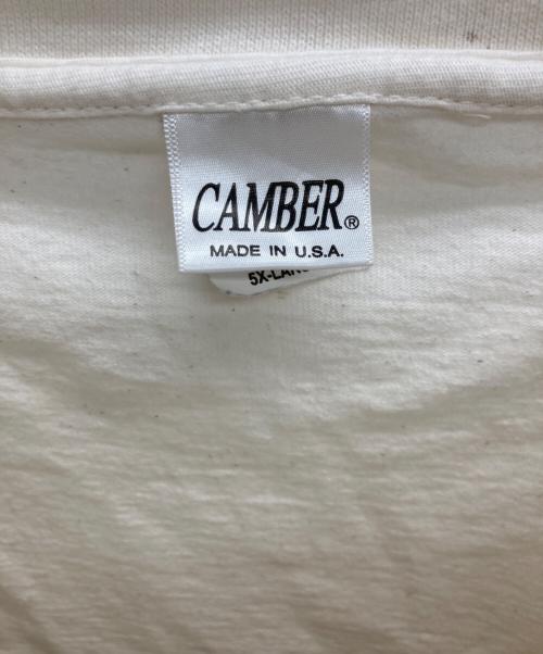 CAMBER（キャンバー）CAMBER (キャンバー) ロングスリーブカットソー ホワイト サイズ:5XLの古着・服飾アイテム