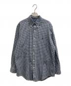 RALPH LAURENラルフローレン）の古着「ボタンダウンシャツ」｜ブルー