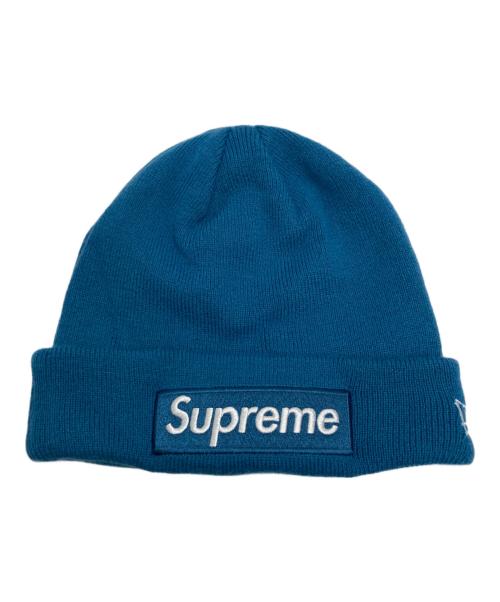SUPREME（シュプリーム）Supreme (シュプリーム) New Era (ニューエラ) ニットキャップ ブルーの古着・服飾アイテム