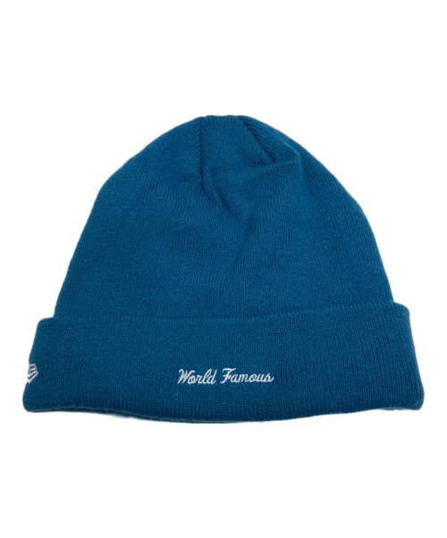 SUPREME（シュプリーム）Supreme (シュプリーム) New Era (ニューエラ) ニットキャップ ブルーの古着・服飾アイテム