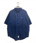 DESCENDANTディセンダント）の古着「CLEEK PLAID SS SHIRT STANDARD」｜ネイビー
