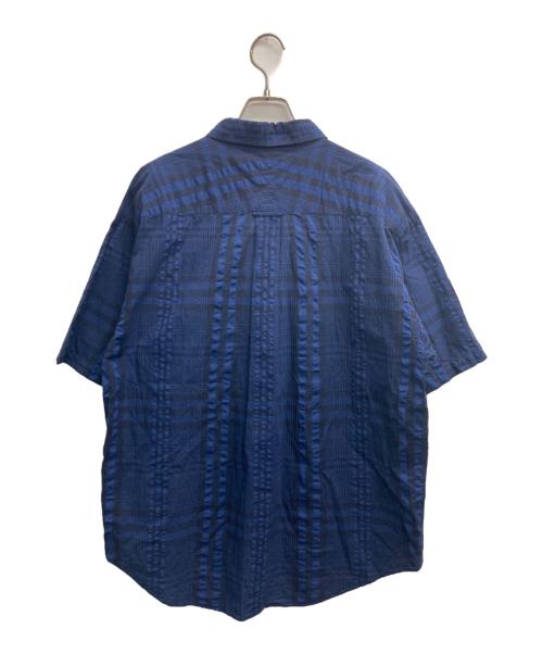 DESCENDANT（ディセンダント）DESCENDANT (ディセンダント) CLEEK PLAID SS SHIRT STANDARD ネイビー サイズ:2の古着・服飾アイテム
