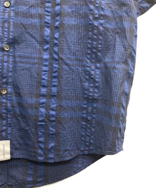 DESCENDANT（ディセンダント）DESCENDANT (ディセンダント) CLEEK PLAID SS SHIRT STANDARD ネイビー サイズ:2の古着・服飾アイテム