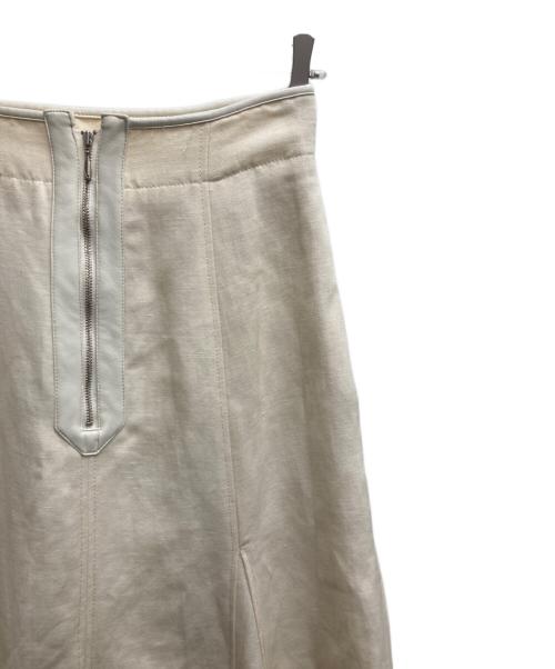 CITY（シティ）CITY (シティ) リネンチノクロスフレアスカート アイボリー サイズ:2の古着・服飾アイテム