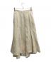 CITY（シティ）の古着「リネンチノクロスフレアスカート」｜アイボリー