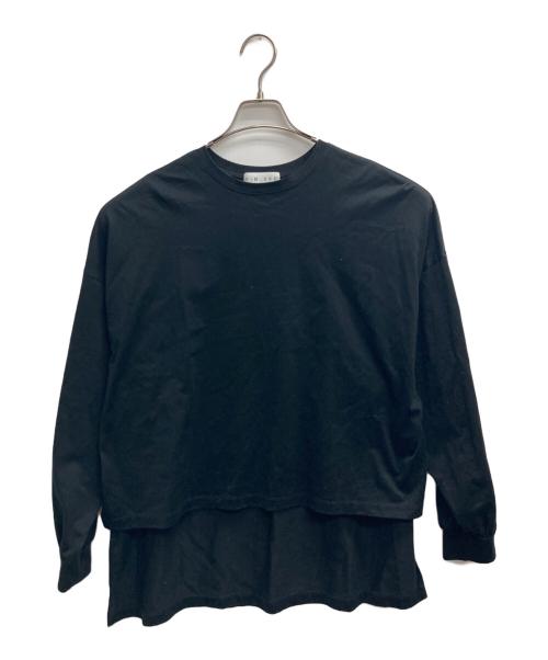 RIM.ARK（リムアーク）RIM.ARK (リムアーク) Dolman long cut tops ブラック サイズ:FREEの古着・服飾アイテム