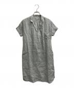 MARGARET HOWELLマーガレットハウエル）の古着「リネンワンピース」｜グレー