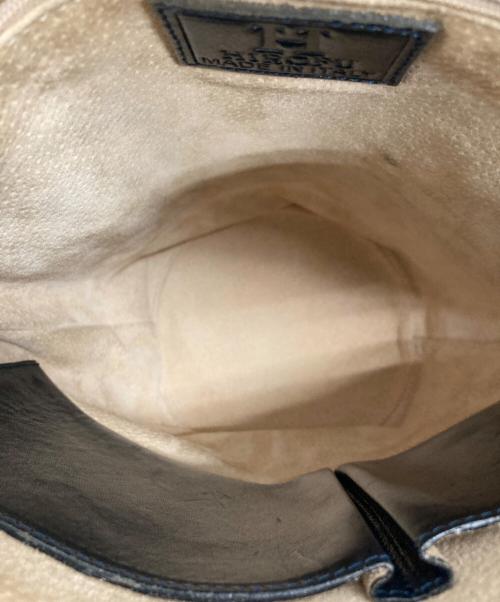 HIROFU（ヒロフ）HIROFU (ヒロフ) レザーバケットバッグ ブラックの古着・服飾アイテム