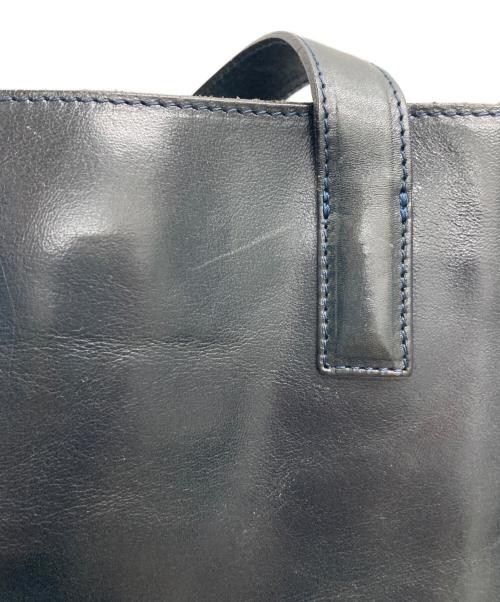 HIROFU（ヒロフ）HIROFU (ヒロフ) レザーバケットバッグ ブラックの古着・服飾アイテム