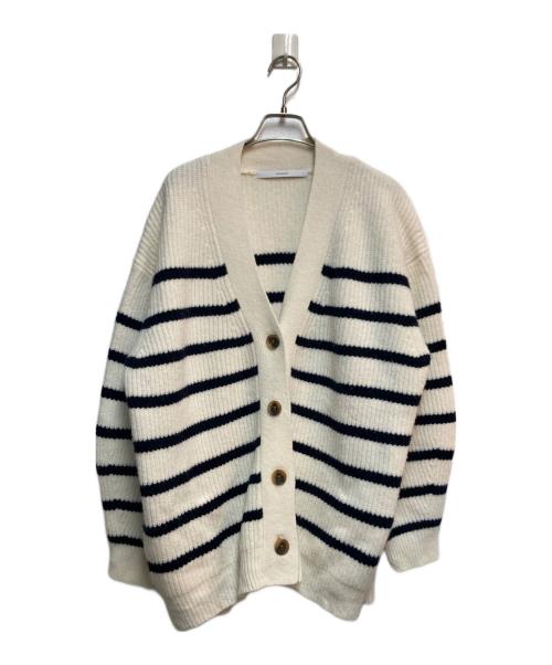 FRAMeWORK（フレームワーク）FRAMeWORK (フレームワーク) 片畦カーディガン アイボリー サイズ:Ｆの古着・服飾アイテム