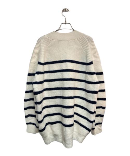 FRAMeWORK（フレームワーク）FRAMeWORK (フレームワーク) 片畦カーディガン アイボリー サイズ:Ｆの古着・服飾アイテム