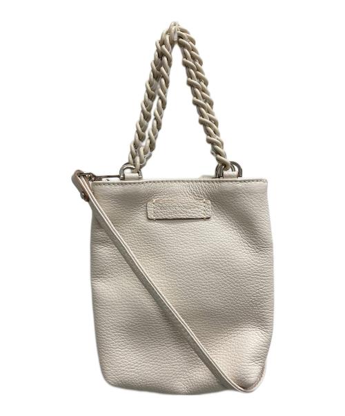 GIANNI CHIARINI（ジャンニ キアリーニ）GIANNI CHIARINI (ジャンニ キアリーニ) CAMILLAショルダーバッグ ホワイトの古着・服飾アイテム
