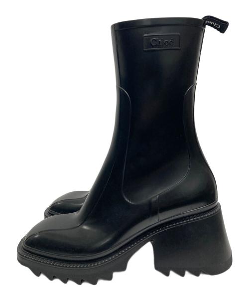 Chloe（クロエ）Chloe (クロエ) BETTYレインブーツ ブラック サイズ:38の古着・服飾アイテム