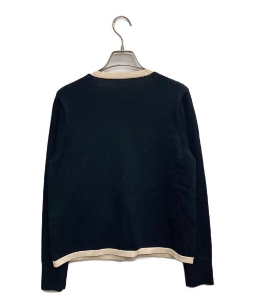 anuans（アニュアンス）anuans (アニュアンス) オリジナルボタンニットカーディガン ブラック サイズ:Fの古着・服飾アイテム