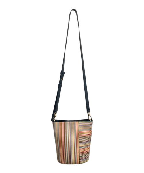 PAUL SMITH（ポールスミス）PAUL SMITH (ポールスミス) Signature Stripe Bucket Bag マルチカラーの古着・服飾アイテム