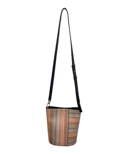 PAUL SMITH（ポールスミス）PAUL SMITH (ポールスミス) Signature Stripe Bucket Bag マルチカラーの古着・服飾アイテム
