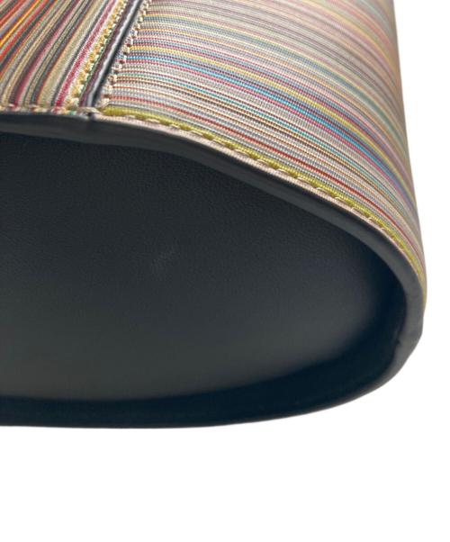 PAUL SMITH（ポールスミス）PAUL SMITH (ポールスミス) Signature Stripe Bucket Bag マルチカラーの古着・服飾アイテム
