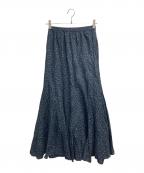 MARIHAマリハ）の古着「ランダムドットスカート」｜ネイビー