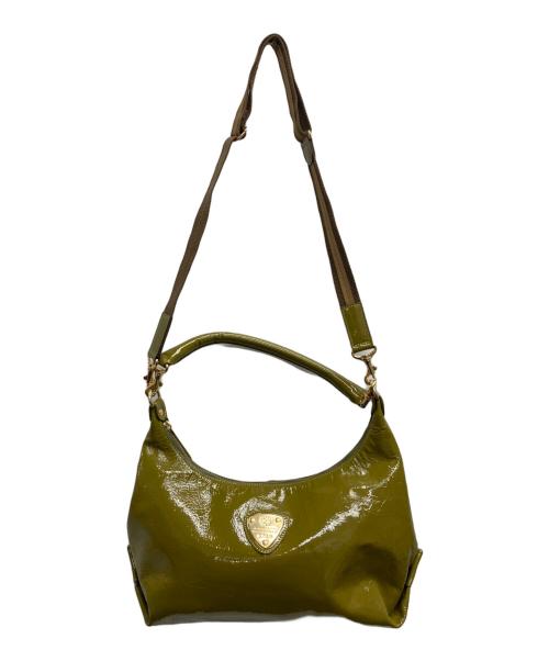 ATAO（アタオ）ATAO (アタオ) エナメル2WAYバッグ 黄緑の古着・服飾アイテム