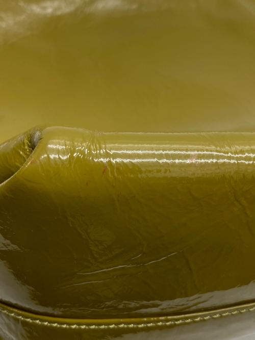 ATAO（アタオ）ATAO (アタオ) エナメル2WAYバッグ 黄緑の古着・服飾アイテム