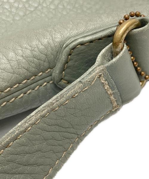 COACH（コーチ）COACH (コーチ) ショルダーバッグ 黄緑の古着・服飾アイテム