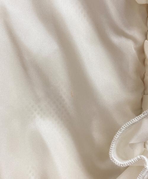 MONCLER（モンクレール）MONCLER (モンクレール) フリルナイロンジャケット アイボリー サイズ:00の古着・服飾アイテム