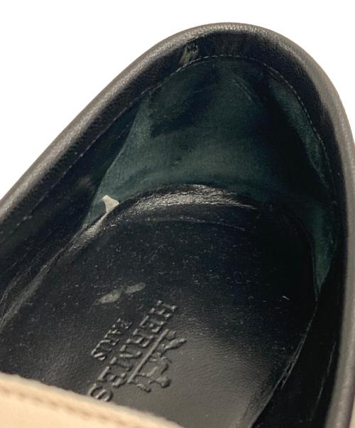 HERMES（エルメス）HERMES (エルメス) フリンジローファー ベージュ サイズ:361/2の古着・服飾アイテム