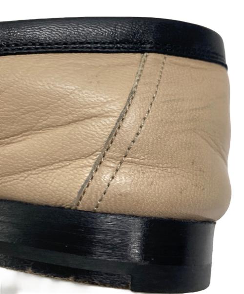 HERMES（エルメス）HERMES (エルメス) フリンジローファー ベージュ サイズ:361/2の古着・服飾アイテム