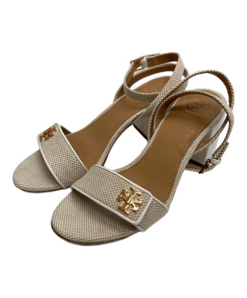 TORY BURCH（トリーバーチ）TORY BURCH (トリーバーチ) ストラップサンダル アイボリー サイズ:6 1/2Mの古着・服飾アイテム