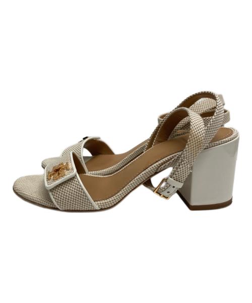 TORY BURCH（トリーバーチ）TORY BURCH (トリーバーチ) ストラップサンダル アイボリー サイズ:6 1/2Mの古着・服飾アイテム