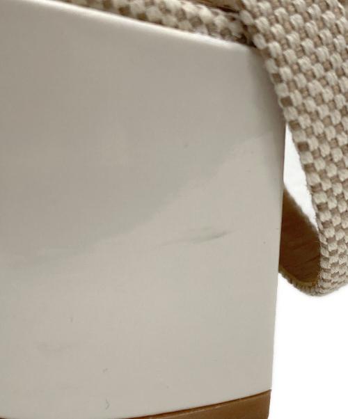 TORY BURCH（トリーバーチ）TORY BURCH (トリーバーチ) ストラップサンダル アイボリー サイズ:6 1/2Mの古着・服飾アイテム