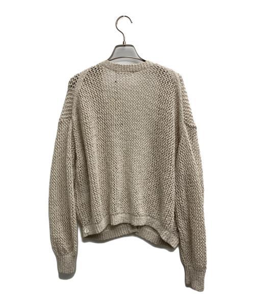 URBAN RESEARCH（アーバンリサーチ）URBAN RESEARCH (アーバンリサーチ) 透かし柄2WAYニットカーディガン アイボリー サイズ:FREE 未使用品の古着・服飾アイテム