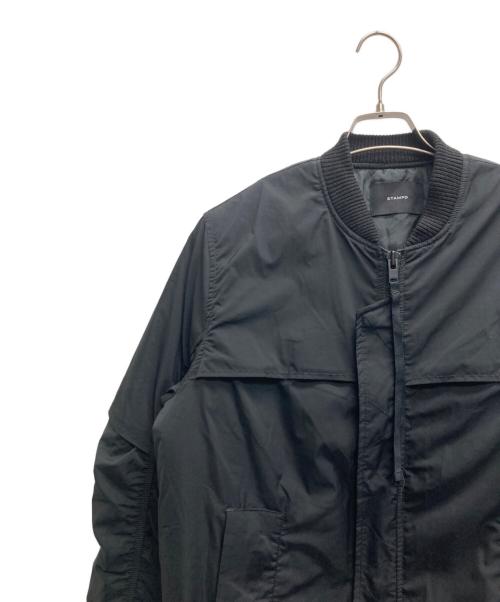 STAMPD（スタンプド）STAMPD (スタンプド) 中綿ジャケット ブラック サイズ:Mの古着・服飾アイテム