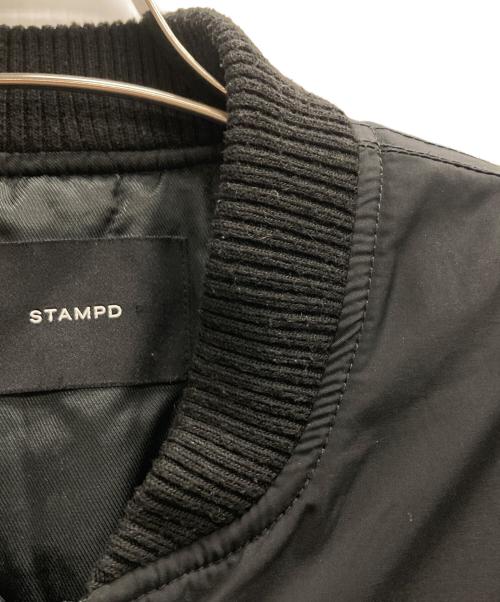 STAMPD（スタンプド）STAMPD (スタンプド) 中綿ジャケット ブラック サイズ:Mの古着・服飾アイテム