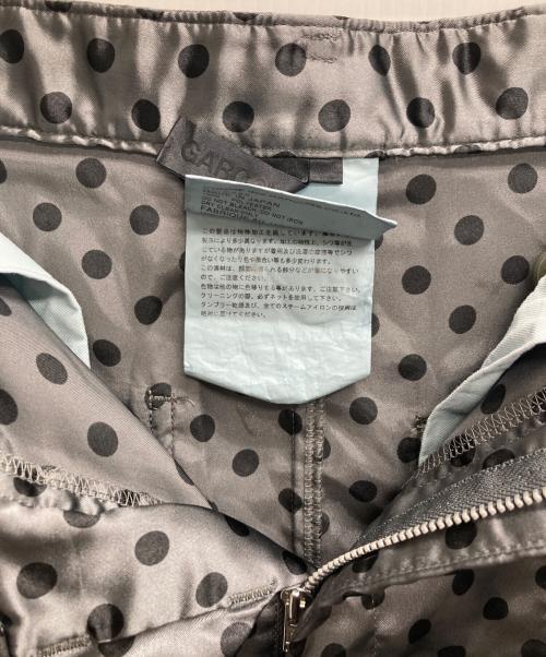 COMME des GARCONS（コムデギャルソン）COMME des GARCONS (コムデギャルソン) 13SS ポリエステルサテンドット柄サルエルショートパンツ グレー サイズ:XSの古着・服飾アイテム