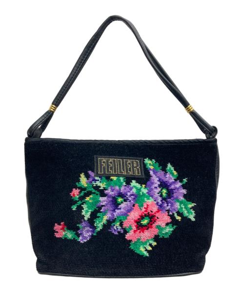 FEILER（フェイラー）FEILER (フェイラー) トートバッグ ブラックの古着・服飾アイテム