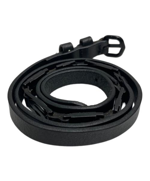 DIESEL（ディーゼル）DIESEL (ディーゼル) ロゴ金具 チェーンベルト ブラックの古着・服飾アイテム