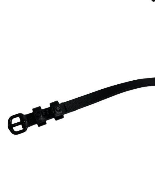 DIESEL（ディーゼル）DIESEL (ディーゼル) ロゴ金具 チェーンベルト ブラックの古着・服飾アイテム