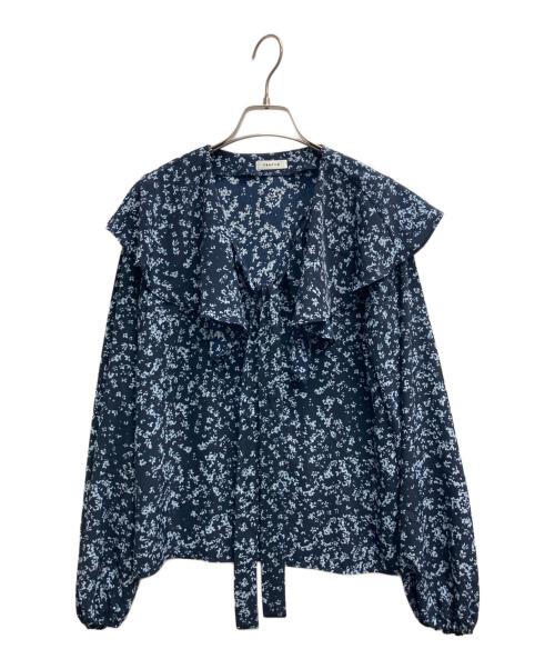 FRAY ID（フレイ アイディー）FRAY ID (フレイ アイディー) フラワープリントセットアップ ネイビー サイズ:ONE SIZEの古着・服飾アイテム