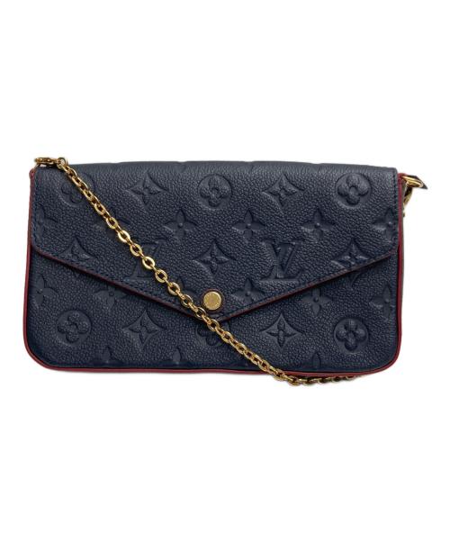 LOUIS VUITTON（ルイ ヴィトン）LOUIS VUITTON (ルイ ヴィトン) アンプラント・ポシェットフェリシー ネイビーの古着・服飾アイテム