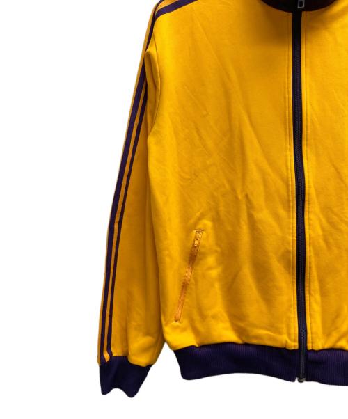 adidas（アディダス）adidas (アディダス) ベッケンバウアートラックジャケット パープル×イエロー サイズ:Mの古着・服飾アイテム
