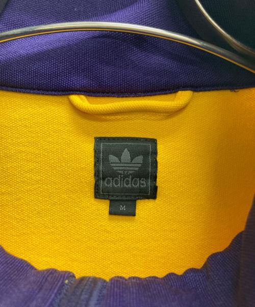 adidas（アディダス）adidas (アディダス) ベッケンバウアートラックジャケット パープル×イエロー サイズ:Mの古着・服飾アイテム