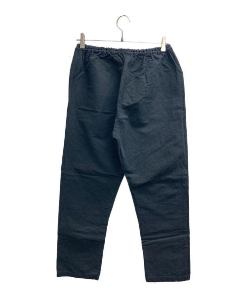 うなぎの寝床（ウナギノネドコ）うなぎの寝床 (ウナギノネドコ) コットンリネンモンペパンツ ブラック サイズ:Lの古着・服飾アイテム