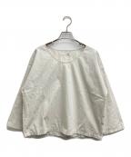 evam evaエヴァムエヴァ）の古着「プルオーバーシャツ」｜アイボリー
