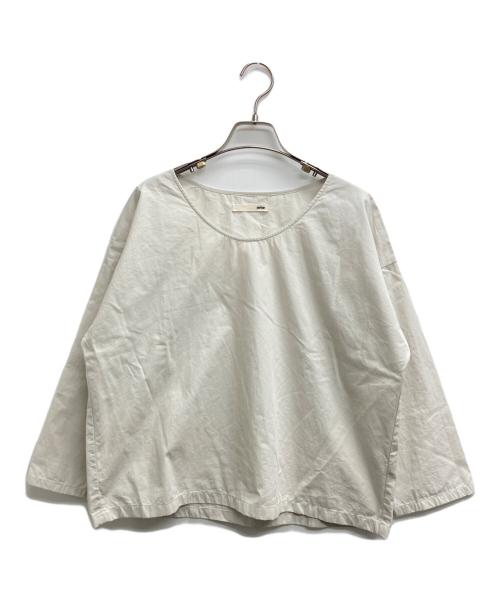evam eva（エヴァムエヴァ）evam eva (エヴァムエヴァ) プルオーバーシャツ アイボリー サイズ:記載無しの古着・服飾アイテム