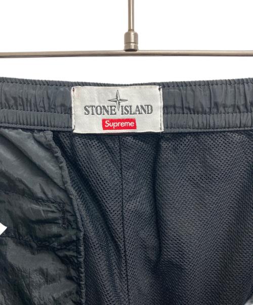 SUPREME（シュプリーム）SUPREME (シュプリーム) STONE ISLAND (ストーンアイランド) Nylon Metal Track Pant ブラック サイズ:Sの古着・服飾アイテム